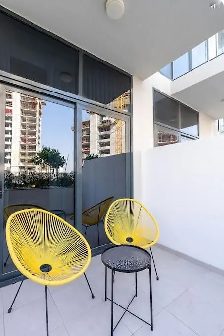 Nasma Luxury Stays - Trendy & Stylish Living Studio At Azizi Riviera 41 Dubai Apartamento